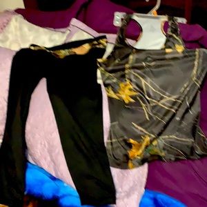 Tank top and bottoms med top med bottom